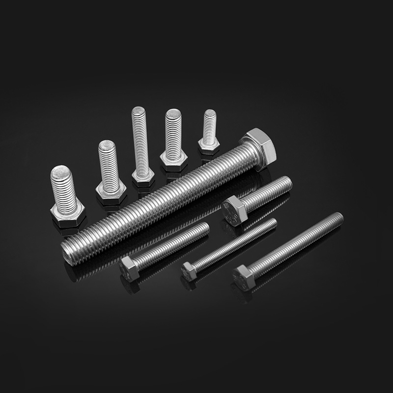 Boulons à tête hexagonale en acier inoxydable DIN 933 avec plein filetage