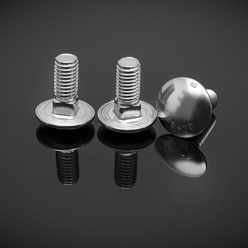 Boulons à col carré à tête champignon en acier inoxydable DIN603